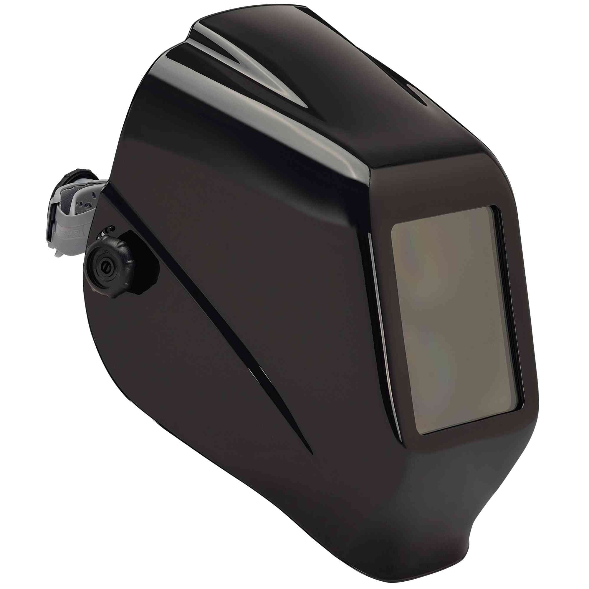 Jackson Safety® - Welding Helmet - Passive - Hydraflex™ - 4.5" x 5.25" Viewing Area - Shade 10 - 370 Speed Dial Headgear - Gloss Black - HLX 100 Series - Model # 34068